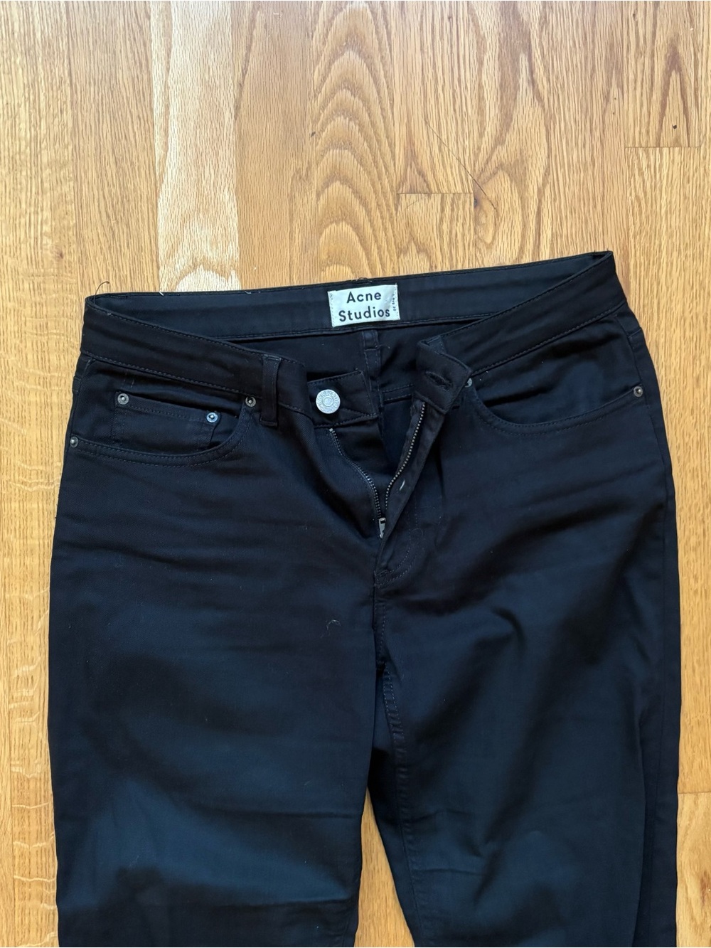 Acne Studios Flex Black Women's Jeans